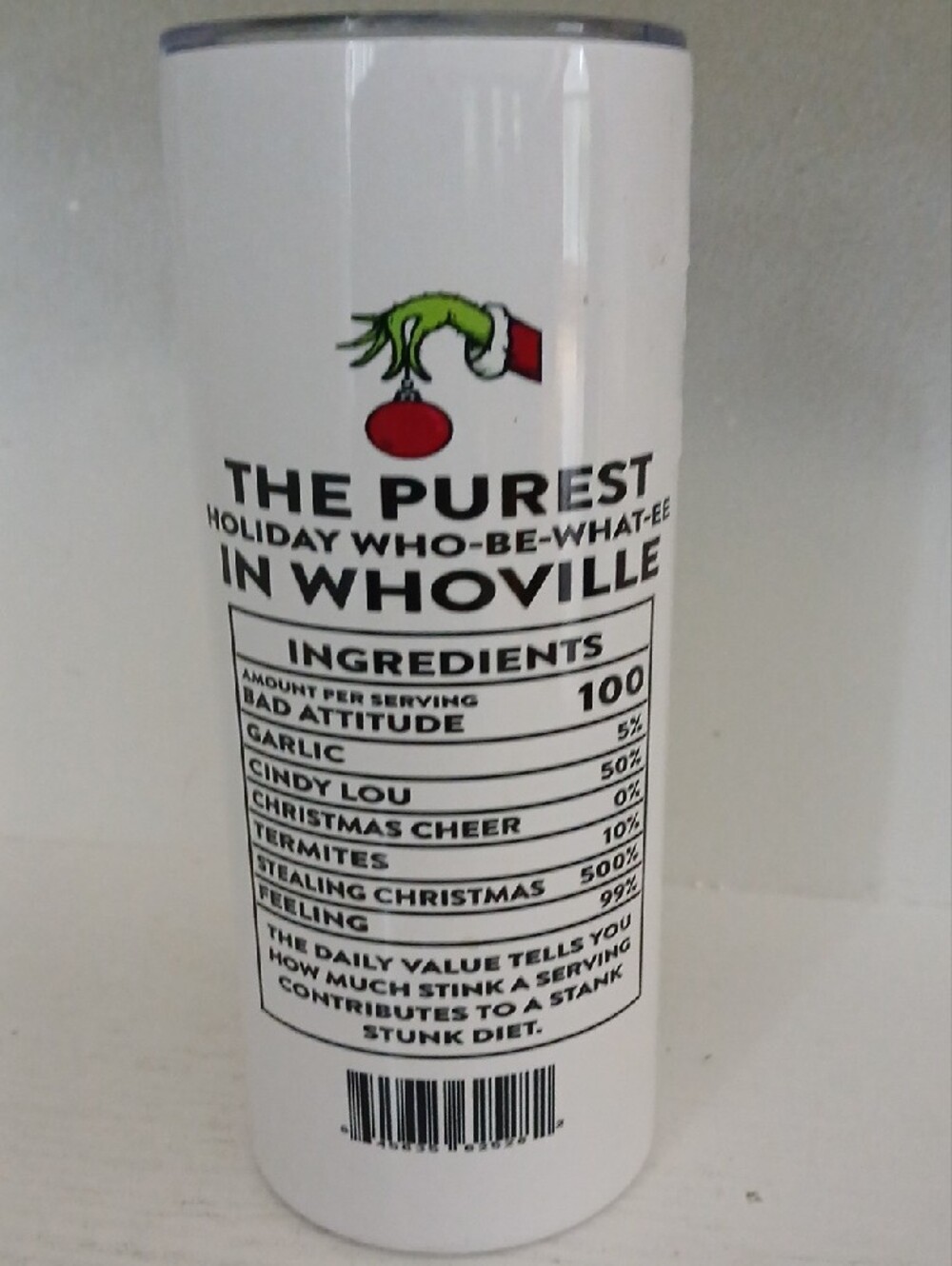 Hard Seltzer - Grinchy White Can - Picture 2 of 3